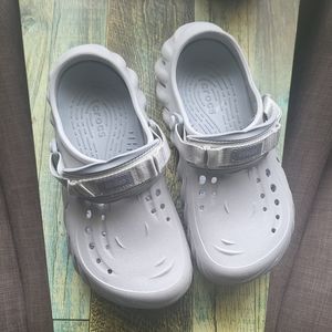 Grey Crocs